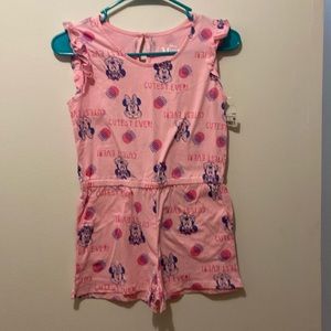 Girl romper new size L